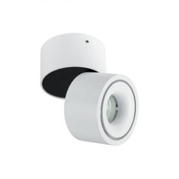 ARDEBO.de Brumberg CIRCLE LED-Anbaustrahler mit umlaufender Lichtfuge schaltbar, 6,2W, 410lm, 3000K, weiß (12062173)