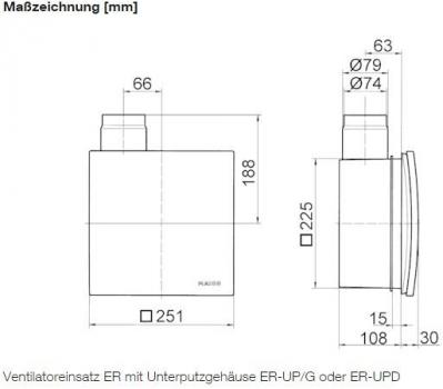 Maico ER 100 Ventilatoreinsatz (0084.0130)