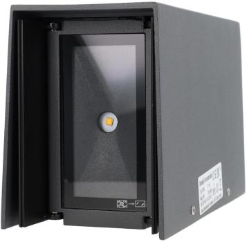 Konstsmide Cremona LED-Wandleuchte, 2 x 3W, schwarz (7940-370)