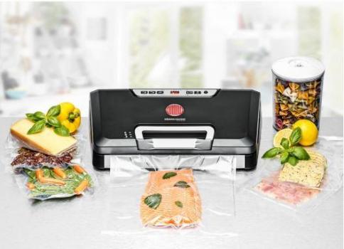 Rommelsbacher VAC485 Vakuumiergerät, 140 W, Einhand-Bedienung, schwarz