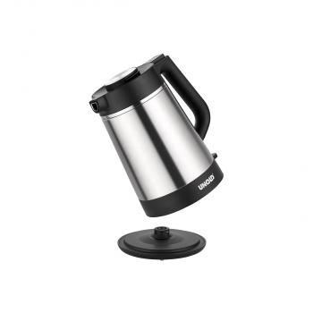 Unold 18715 Thermo Blitzkocher, 1850W, 1,5l, Trockengehschutz, Abschaltautomatik, Edelstahl/schwarz