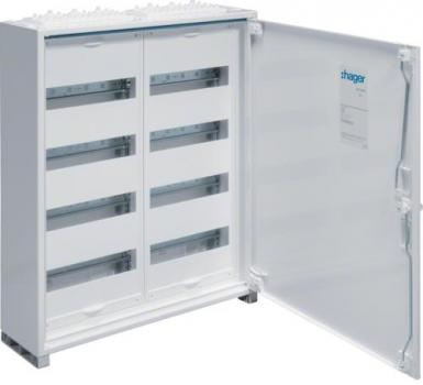 ARDEBO.de Hager FWB42S Feldverteiler, Aufputz, IP44, SKII, HxBxT 650x550x161 mm, 96 PLE, universN
