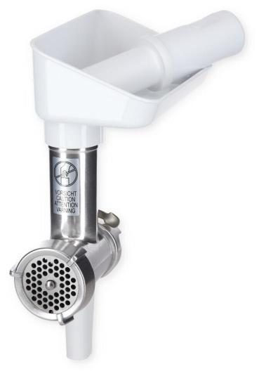 Bosch MUZ5FW1 Fleischwolf, Ø 4,5mm, weiß/aludruckguss