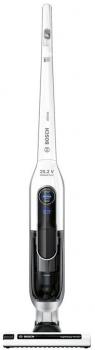 ARDEBO.de Bosch BCH6L2560 Athlet Akku- Staubsauger, Beutellos-Technologie, bis zu 60 min Laufzeit, LED Anzeige, weiß