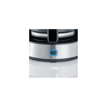 Severin KA 4825 TypeSwitch Kaffeemaschine, 1000W, 10 Tassen, Warmhalteplatte, Edelstahl gebürstet/schwarz