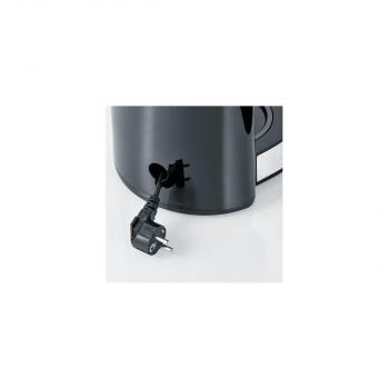 Severin KA 4825 TypeSwitch Kaffeemaschine, 1000W, 10 Tassen, Warmhalteplatte, Edelstahl gebürstet/schwarz