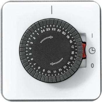 ARDEBO.de Schaltuhr mit Synchronmotorantrieb 16 AX 250 V, alpinweiß, JUNG CD5024WW