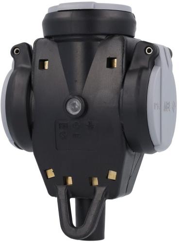 ABL 1173563 SCHUKOProfessional Hänge- kupplung 3f Vollgummi IP54 grau/schwarz