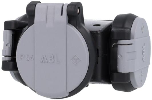 ABL 1173563 SCHUKOProfessional Hänge- kupplung 3f Vollgummi IP54 grau/schwarz