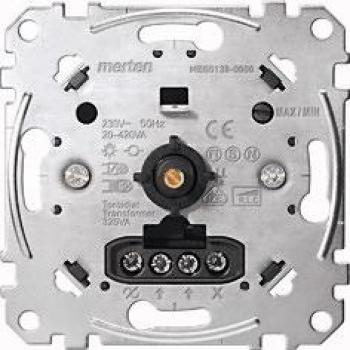 ARDEBO.de Merten Universal-Drehdimmer-Einsatz, 20-600 W/VA (MEG5139-0000)