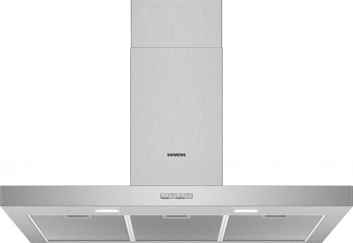 ARDEBO.de Siemens LC94BBC50 iQ100 EEK: D Wandesse, 90 cm breit, 365 m³/h, Ab-/Umluft, Edelstahl