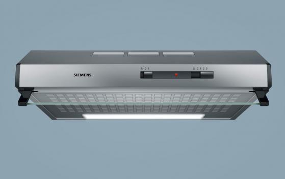 Siemens LU62LFA51 iQ100 EEK: D Unterbauhaube, 60 cm breit, Ab-/Umluft, Edelstahl
