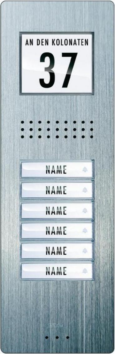 ARDEBO.de M-E Vistadoor ADV 260 Audio-Außenstation, Aufputz, 6-Familienhaus (40725)