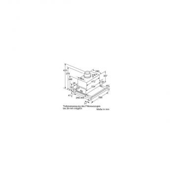 Siemens LI69SA684 EEK: A Flachschirmhaube, 60 cm breit, 935 m³/h, Ab-/Umluft, softLight, Boost-Funktion, Edelstahl