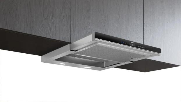 Siemens LI69SA684 EEK: A Flachschirmhaube, 60 cm breit, 935 m³/h, Ab-/Umluft, softLight, Boost-Funktion, Edelstahl