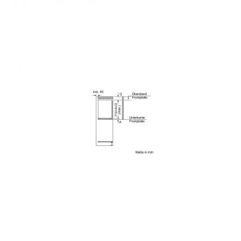 Siemens GI11VAFE0 iQ500 Einbau Gefrierschrank, Nischenhöhe: 72cm, 72l, Festtürtechnik, lowFrost, freshSense