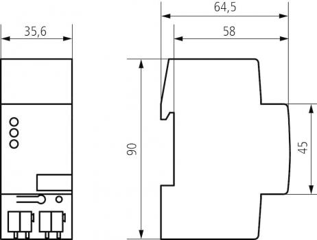 Theben Linienkoppler S KNX Zubehör Verbindung von KNX Linien/Bereichen 9070880