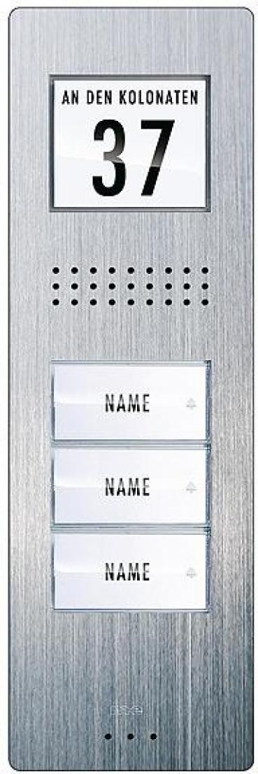 ARDEBO.de M-E Vistadoor ADV 230 Audio-Außenstation, Aufputz, 3-Familienhaus (40723)
