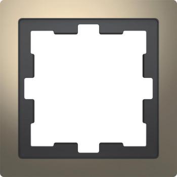 ARDEBO.de Merten D-Life Metall Rahmen, 1fach, nickelmetallic (MEG4010-6550)