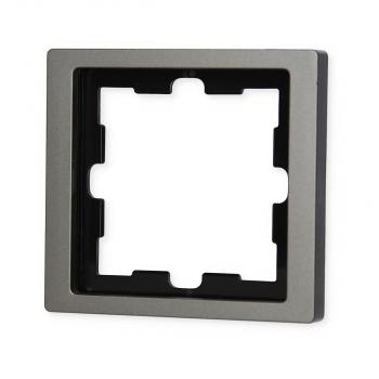 Merten D-Life Metall Rahmen, 1fach, nickelmetallic (MEG4010-6550)