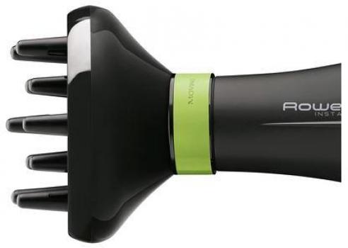 Rowenta Eco Intelligence CV6030 Haartrockner, 1500 W, 2 Gebläsestufen, Aufhängeöse, schwarz/grün