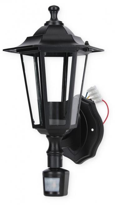 ARDEBO.de Eglo Laterna 4 Wandleuchte, E27, 60W, schwarz (22469)