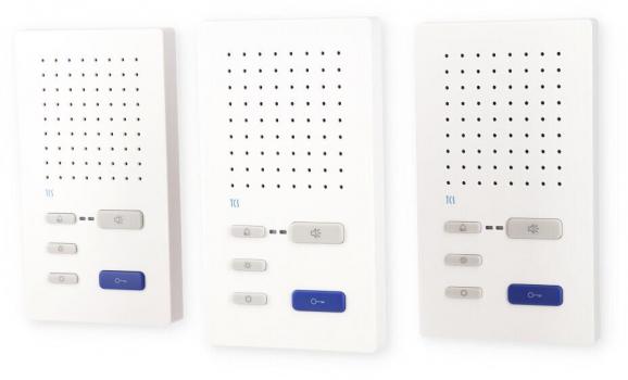 ARDEBO.de TCS PPAF03-EN/02 vorkonfigurierte Türsprechanlage für 3 Wohneinheiten, Aufputz, Freisprecher