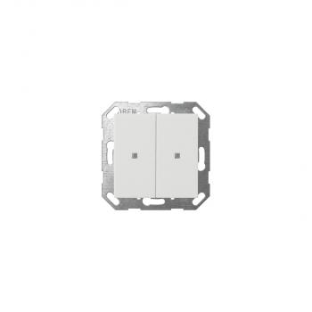 ARDEBO.de Gira 517327 KNX Taster, Wippe 2fach, System 55, reinweiß seidenmatt