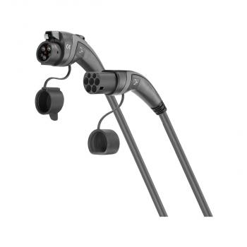ARDEBO.de Weidmüller CA-T2T1-7.5M-7.4/1P-R-BBG AC Ladekabel, Typ 2 und Typ 1, 7.4kW, 32A, 7,5m (2791360000)