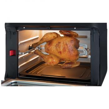 Clatronic FR 3747 H Heißluft-Fritteuse, 34 cm breit, 11 L, 1500 W, 9 Automatikprogramme, Dörrer-Funktion,4 Einschubhöhen, schwarz (263937)
