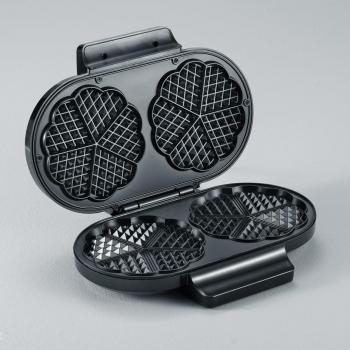 Severin WA 2106 Duo-Waffeleisen, 1200 W, Antihaftbeschichtung, schwarz