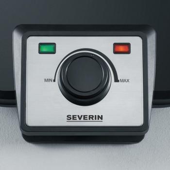 Severin WA 2106 Duo-Waffeleisen, 1200 W, Antihaftbeschichtung, schwarz