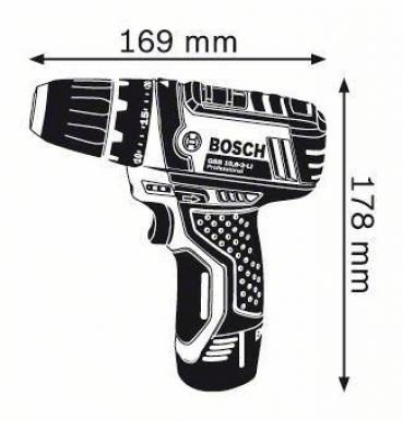 Bosch GSR 12V-15 Professional Akku-Bohrschrauber (060186810D), Sologerät mit L-Boxx