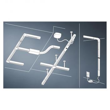 Paulmann URail LED-Panel Loop, 7W, 2700K, chrom matt (953.19)