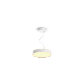 ARDEBO.de Philips Hue Enrave LED Pendelleuchte, Dimmschalter, 33,5W, 4300lm, 4000K, weiß (915005998001)