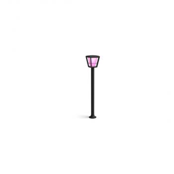ARDEBO.de Philips Hue Econic Outdoor LED Wegeleuchte, 15W, 1140lm, 4000K, schwarz (915005732701)
