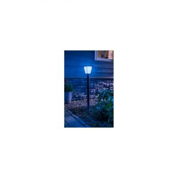 Philips Hue Econic Outdoor LED Wegeleuchte, 15W, 1140lm, 4000K, schwarz (915005732701)