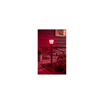 Philips Hue Econic Outdoor LED Wegeleuchte, 15W, 1140lm, 4000K, schwarz (915005732701)