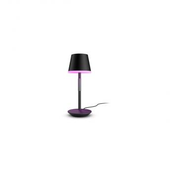 ARDEBO.de Philips Hue Go Tragbare LED Tischleuchte, 6W, 530lm, 4000K, schwarz (929003128501)