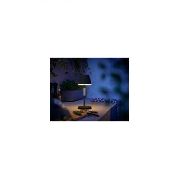 Philips Hue Go Tragbare LED Tischleuchte, 6W, 530lm, 4000K, schwarz (929003128501)