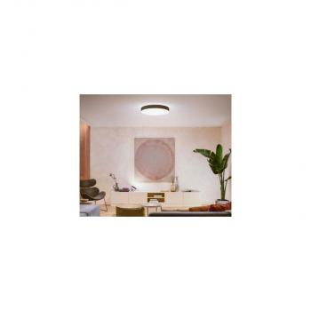 Philips Hue Enrave XL LED Deckenleuchte, Dimmschalter, 48W, 6100lm, 4000K, schwarz (915005997101)