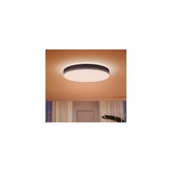 Philips Hue Enrave XL LED Deckenleuchte, Dimmschalter, 48W, 6100lm, 4000K, schwarz (915005997101)