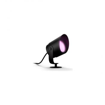 ARDEBO.de Philips Hue Lily XL Outdoor LED Spot Erweiterung, Außenstrahler, 15W, 1060lm, 4000K, schwarz (915005842601)