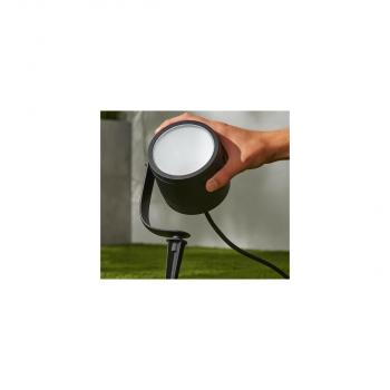 Philips Hue Lily XL Outdoor LED Spot Erweiterung, Außenstrahler, 15W, 1060lm, 4000K, schwarz (915005842601)