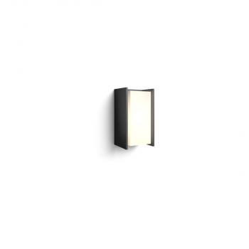 ARDEBO.de Philips Hue Turaco Outdoor LED Wandleuchte, 9W, E27, 806lm, IP44, anthrazit (915003761403)
