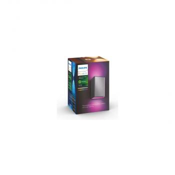 Philips Hue Resonate Outdoor LED Wandleuchte, 8W, 1180lm, 4000K, silber (915005843001)