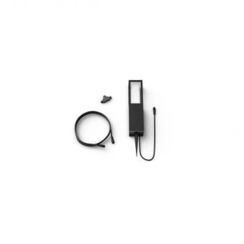 Philips Hue White & Color Ambiance Impress Outdoor LED Sockelleuchte, 8W, 1180lm, 4000K, schwarz (915005731301)