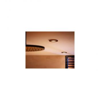 Philips Hue White & Color Ambiance Xamento LED Einbauspot, 5,7W, 350lm, 4000K, schwarz (929003526101)