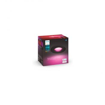 Philips Hue White & Color Ambiance Xamento LED Einbauspot, 5,7W, 350lm, 4000K, schwarz (929003526101)