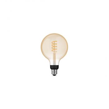 Philips Hue White Ambiance LED Lampe, Filament Giant Globe G125, E27, 7W, 550lm, 4000K (929002478101)
